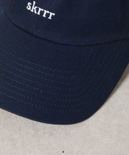skrrr 刺繡斜紋棒球帽