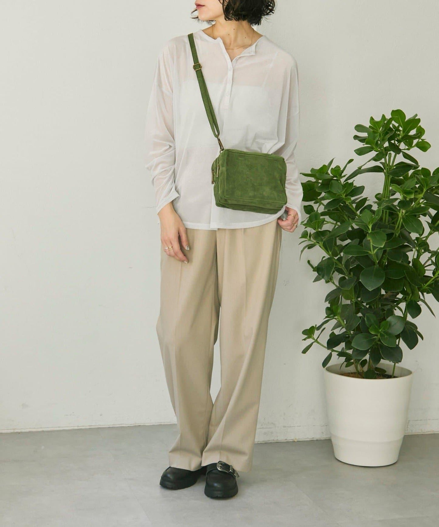 ear聯名 B#AG 麂皮單肩包