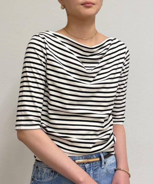垂墜感針織上衣
