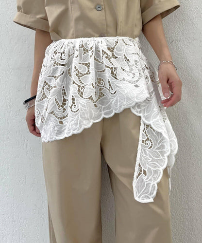 多元素蕾絲圍巾