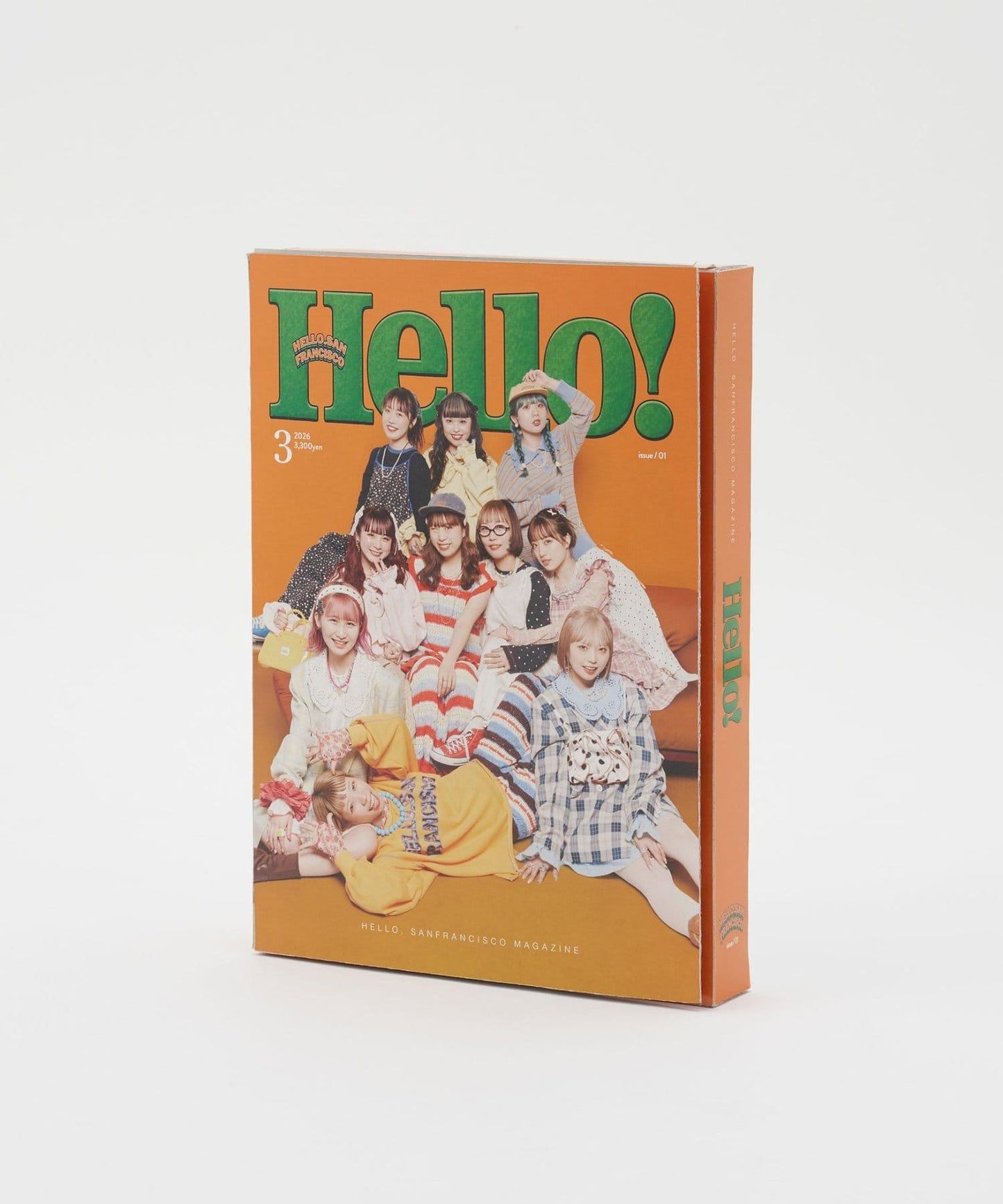 HELLO.SANFRANCISC H.Sマガジン 蝴蝶結BAG含貼紙套裝