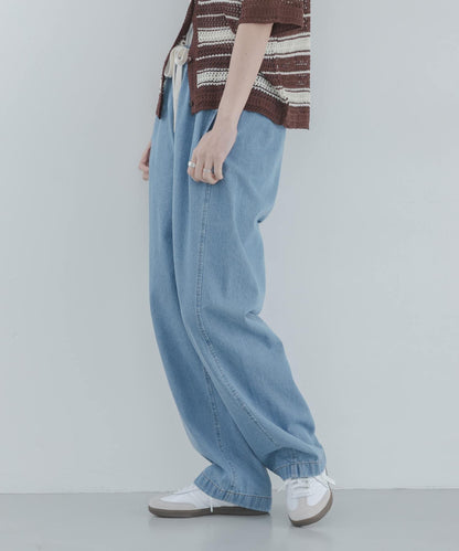 弧形版型牛仔褲