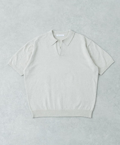 SILK NOIL SKIPPER POLO衫