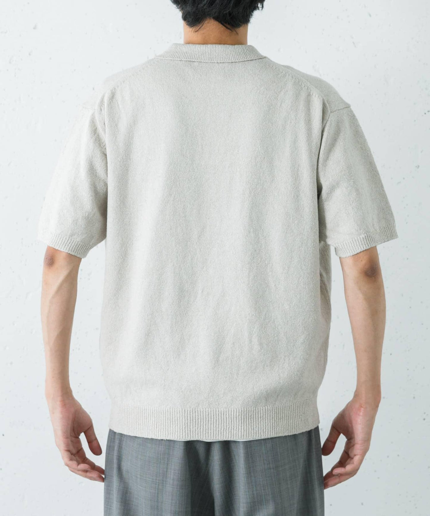 SILK NOIL SKIPPER POLO衫