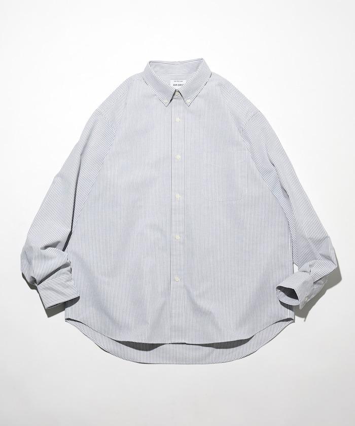 《AIR》 DRY HIGH TECHYARN 高機能材質 牛津紡 按扣領 長袖襯衫