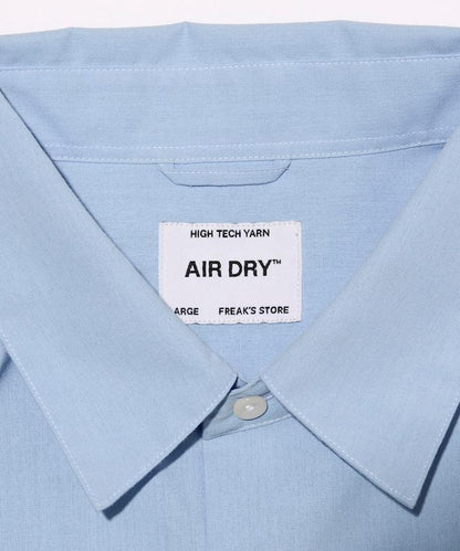 《AIR》 DRY HIGH TECHYARN 高機能面料 府綢 吸溼速幹 遮熱功能 長袖襯衫