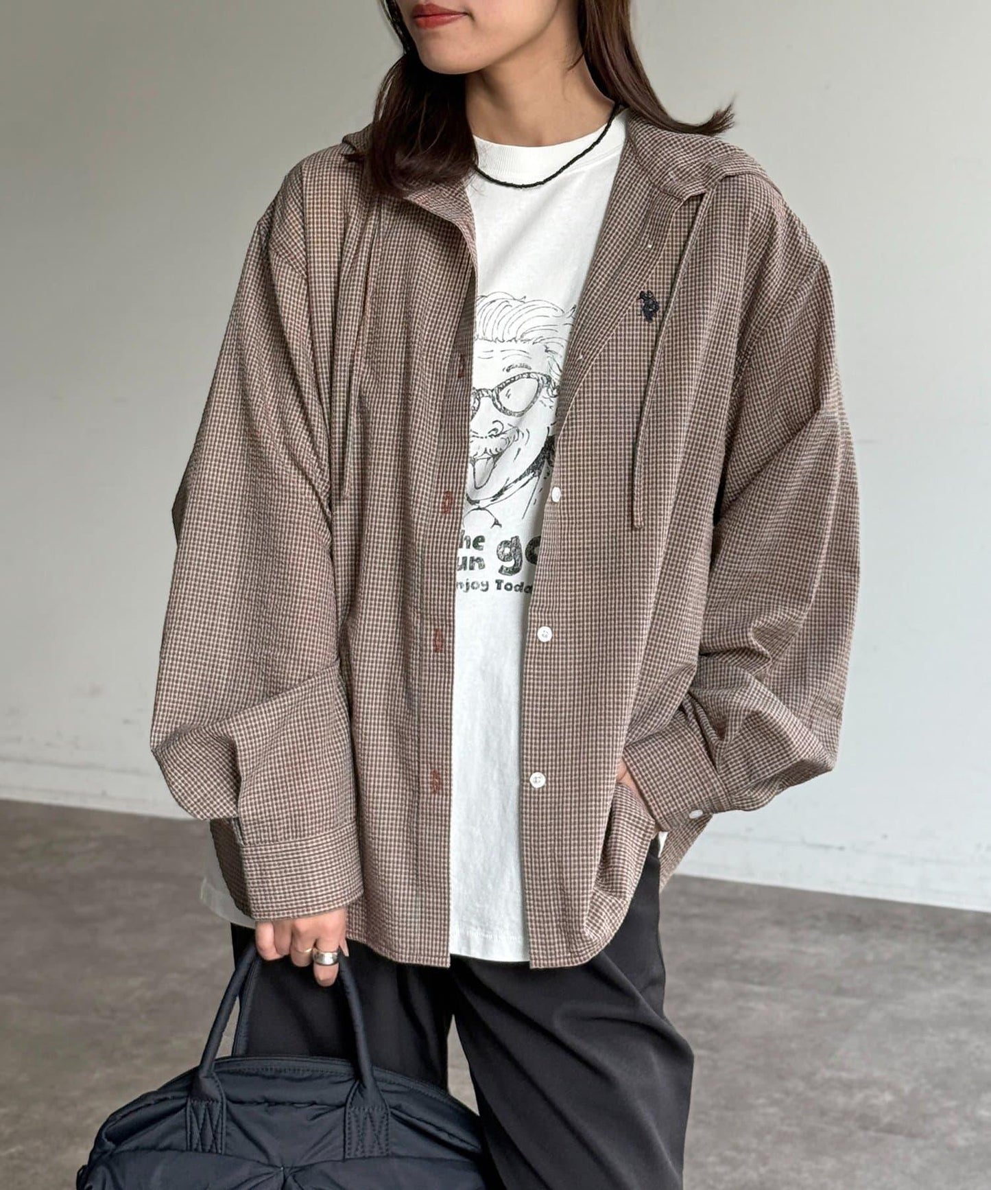 U.S. POLO ASSN. 泡泡紗連帽襯衫