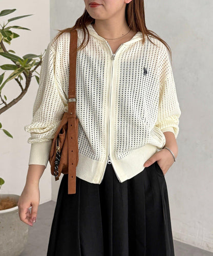 U.S. POLO ASSN. 網眼拉鍊連帽外套