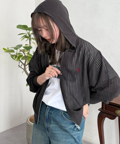 U.S. POLO ASSN. 網眼拉鍊連帽外套