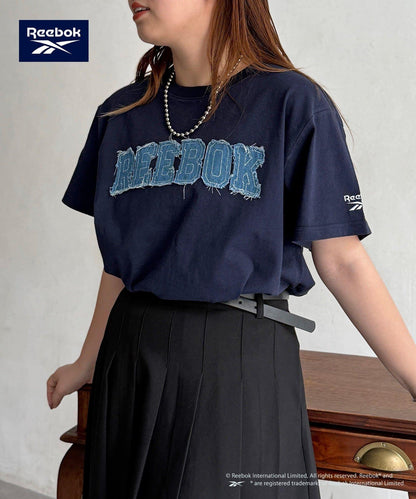 Reebok 牛仔貼布 T恤