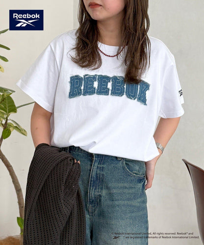 Reebok 牛仔貼布 T恤