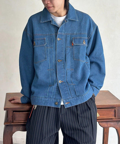 網眼牛仔短款夾克