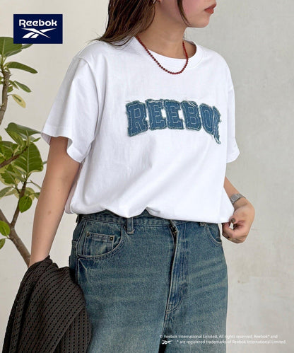 Reebok 牛仔貼布 T恤