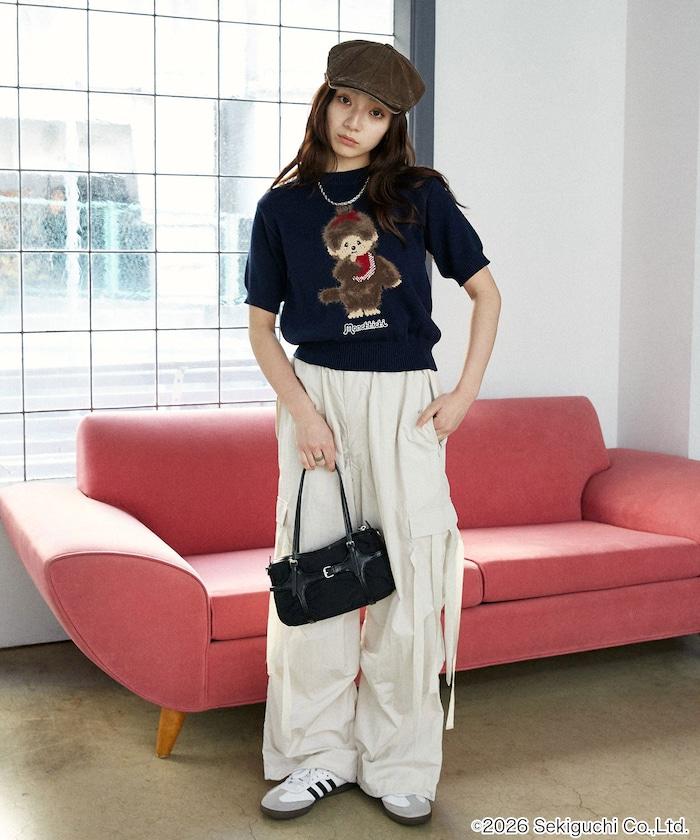 モンチッチ フェザー ジャガード サマーニット　限定展開