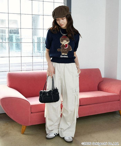 モンチッチ フェザー ジャガード サマーニット　限定展開