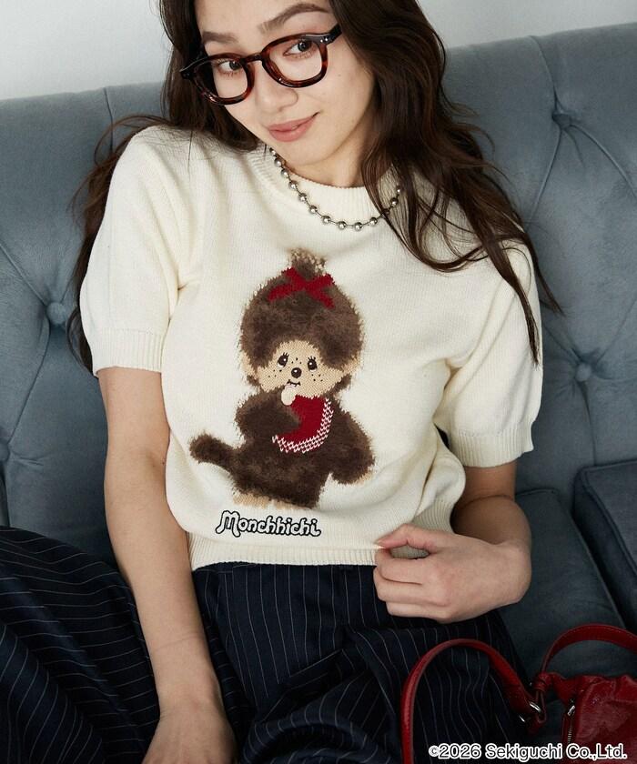 モンチッチ フェザー ジャガード サマーニット　限定展開