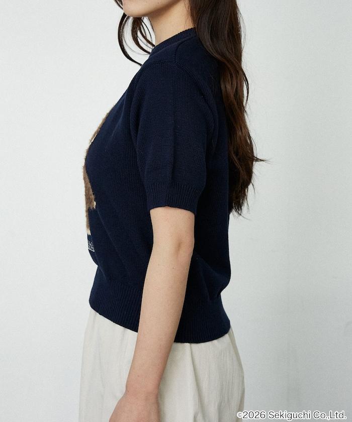 モンチッチ フェザー ジャガード サマーニット　限定展開