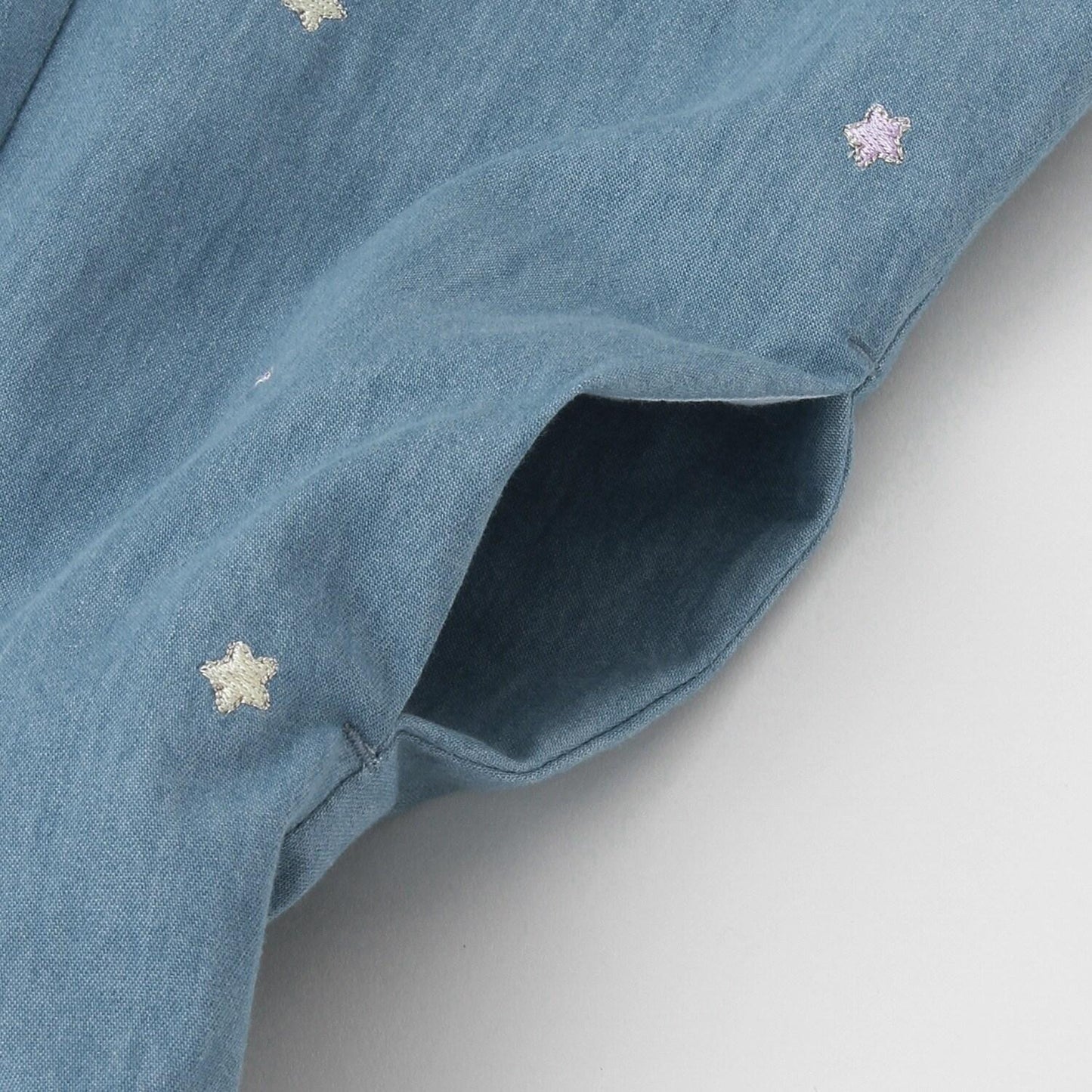 星刺繡連衣裙