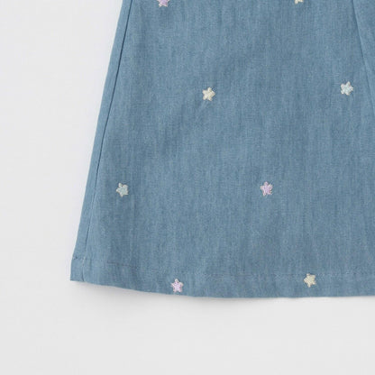 星刺繡連衣裙