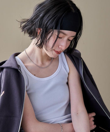吊帶套裝 短款 羅紋 棉莫代爾 針織開衫