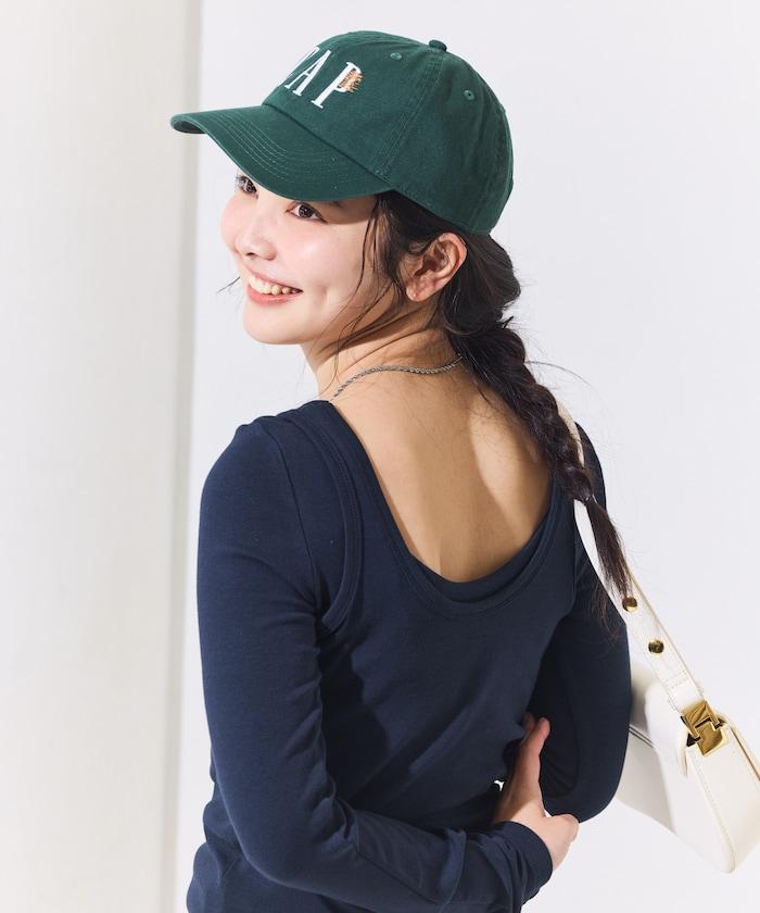 棉莫代爾疊穿後背開口長袖T恤套裝