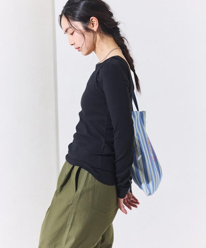 棉莫代爾疊穿後背開口長袖T恤套裝