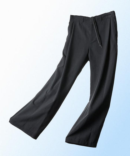 AiRide 寬鬆版型 可收納 吸溼速幹 防紫外線 褶襉西褲