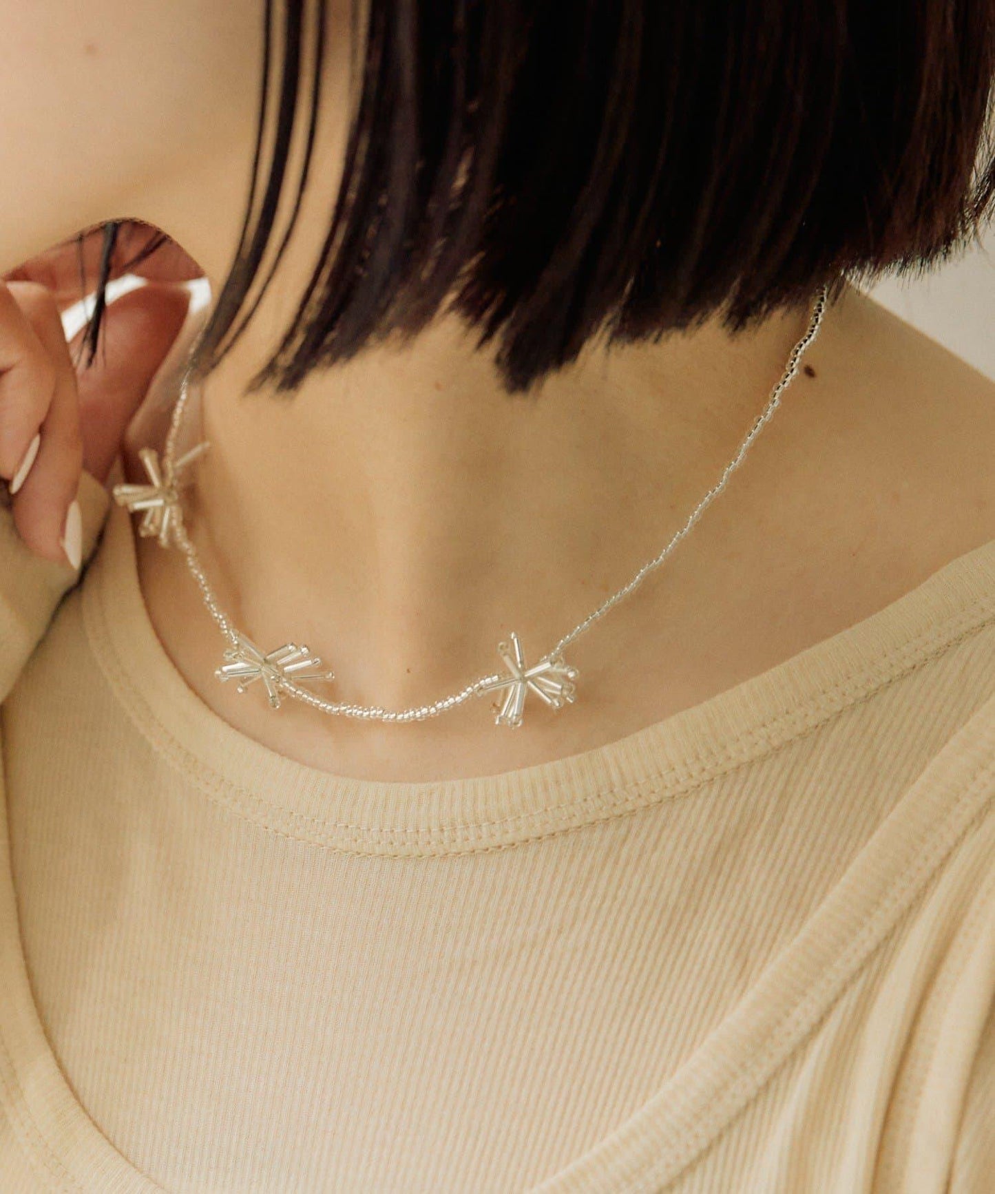 ear PAPILLONNER 煙花珠飾項鍊