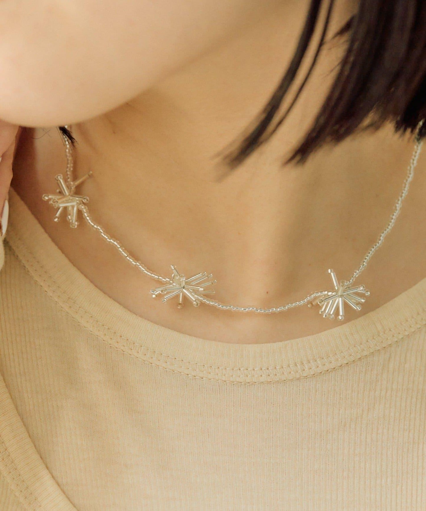 ear PAPILLONNER 煙花珠飾項鍊