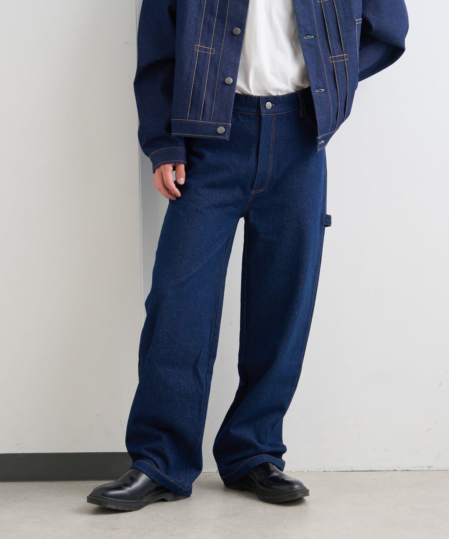 BM 牛仔工裝褲