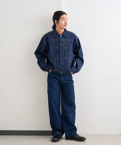 BM 牛仔工裝褲