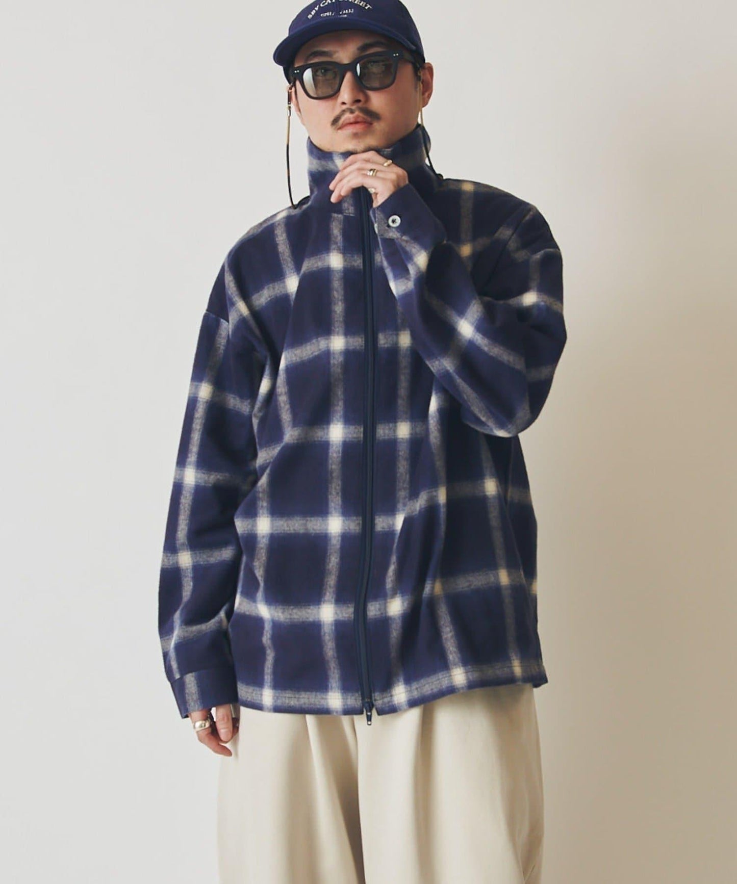 CHEMISE 立領 漸變 襯衫夾克