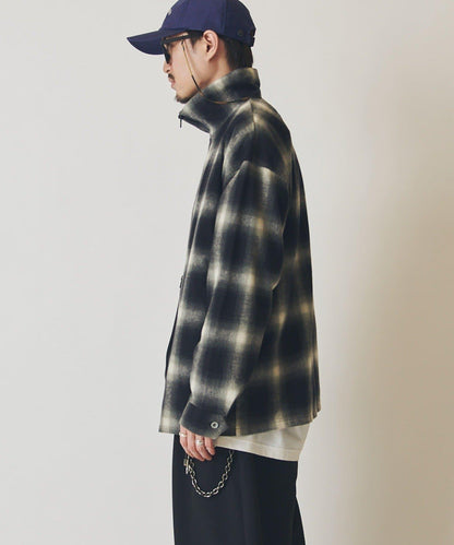 CHEMISE 立領 漸變 襯衫夾克