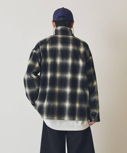 CHEMISE 立領 漸變 襯衫夾克