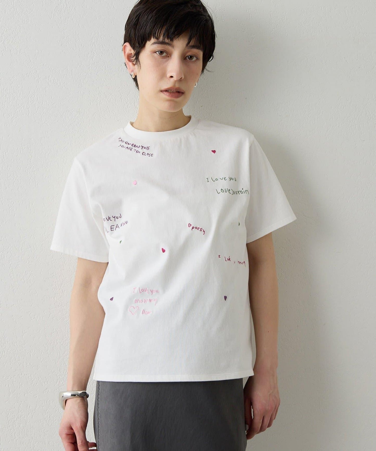 THE PAUSE 刺繡T恤