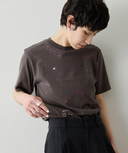THE PAUSE 刺繡T恤