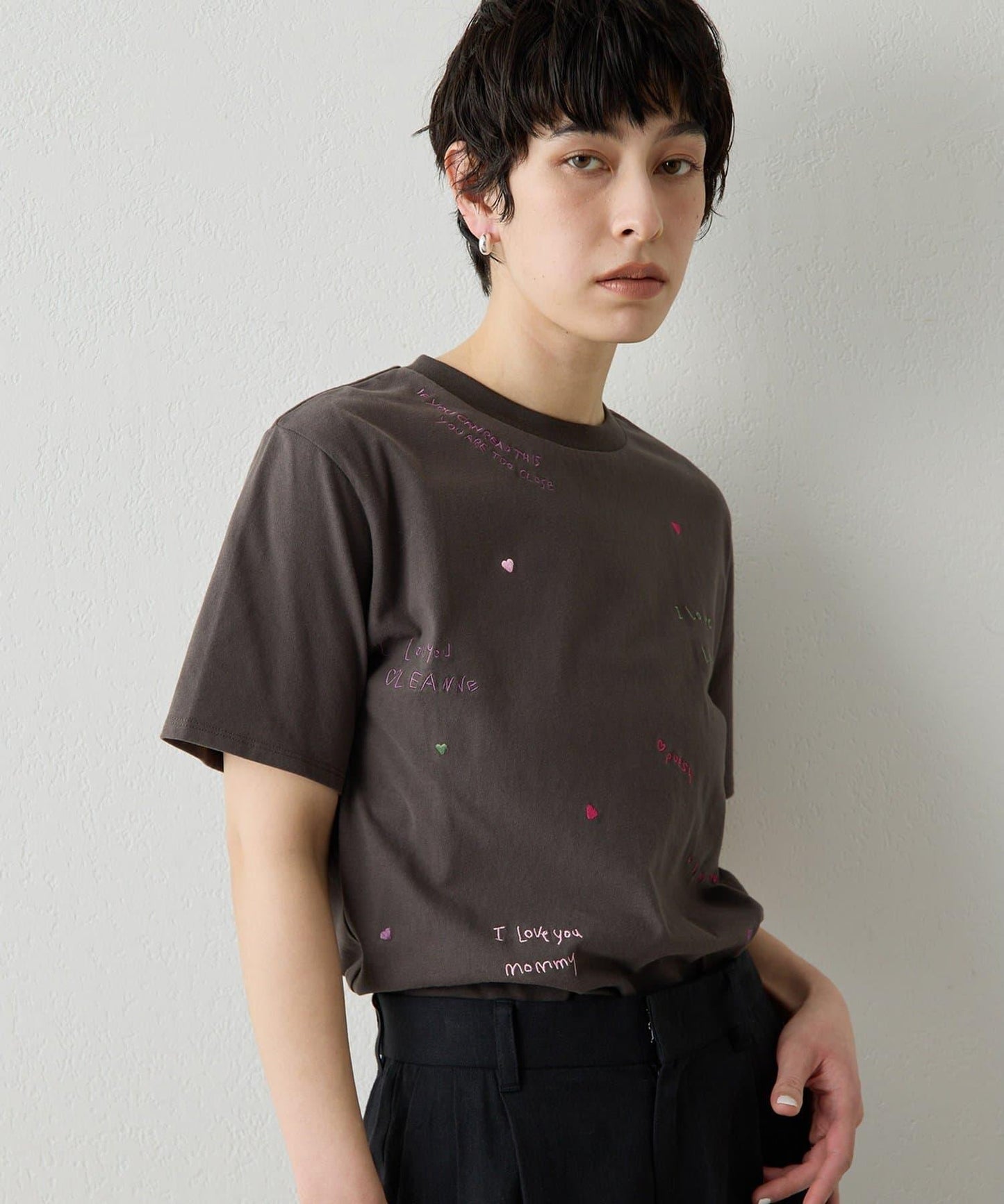 THE PAUSE 刺繡T恤