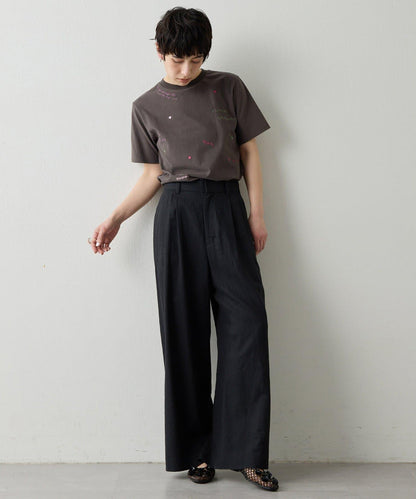 THE PAUSE 刺繡T恤