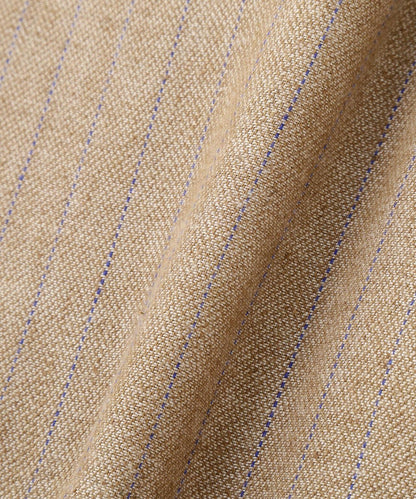 《定番素材 / 洗える》 乾爽觸感亞麻混 短款馬甲