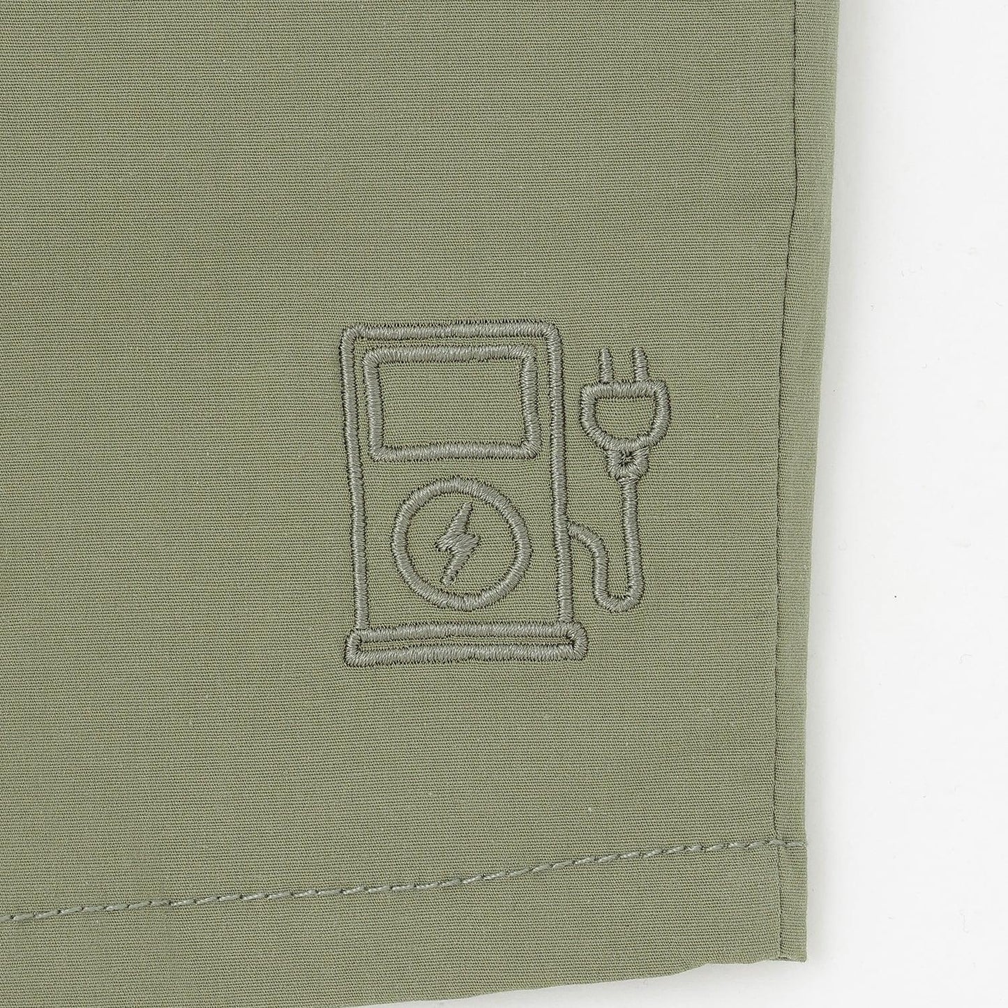 車刺繡 錐形 六分褲 褲子