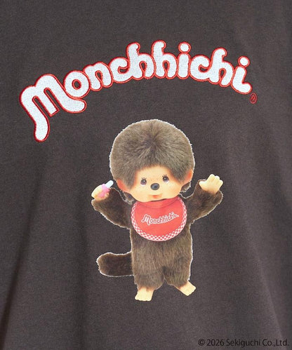 モンチッチ（蒙奇奇） 多款前幅刺繡 T恤