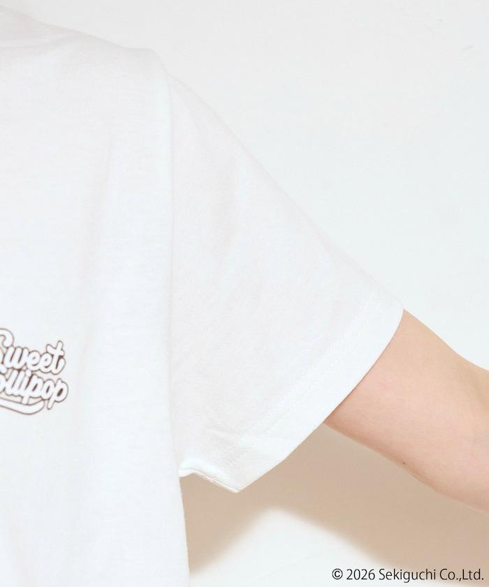 モンチッチ（蒙奇奇） 甜蜜棒棒糖系列 印花T恤