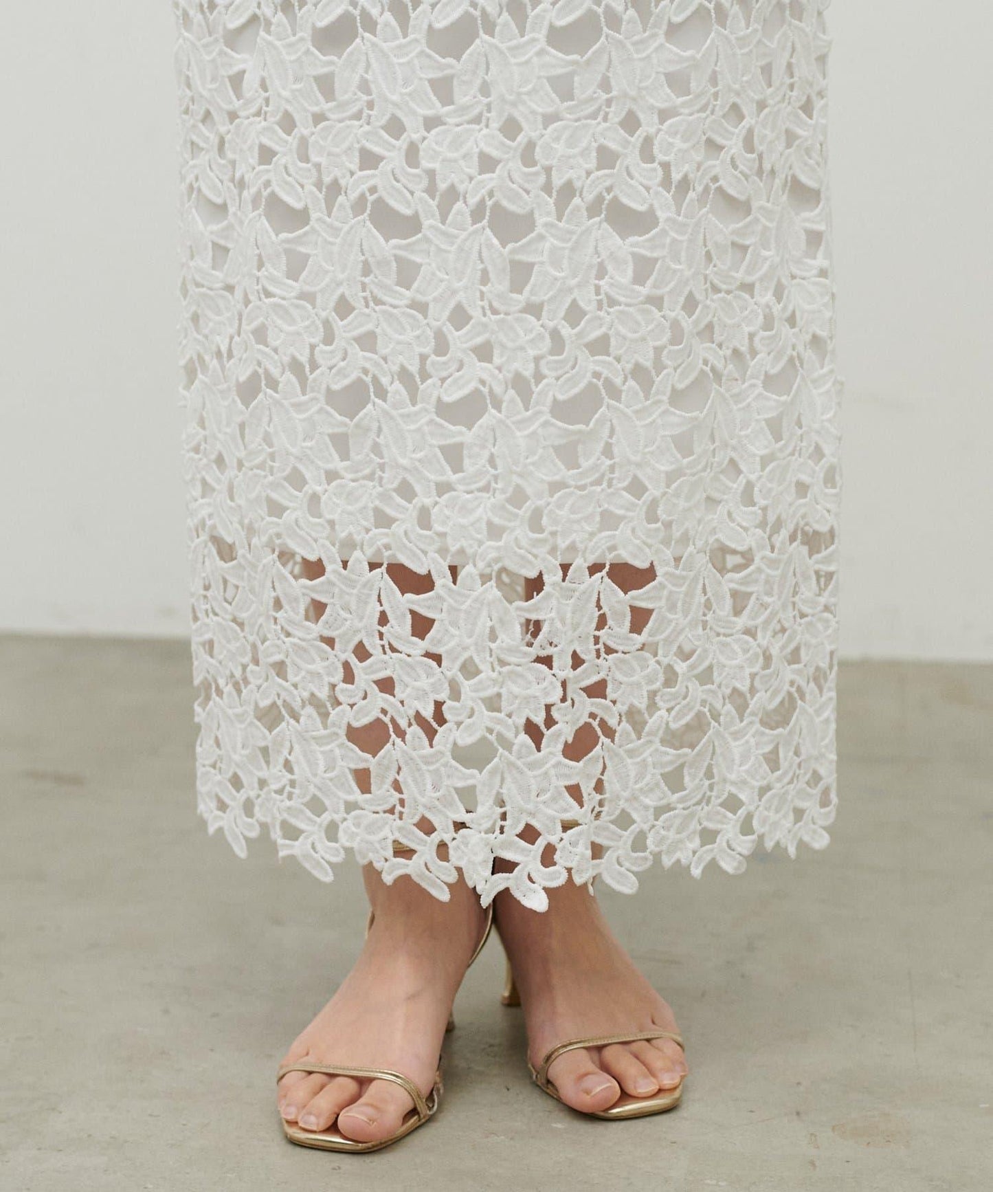 刺繡蕾絲 半身裙