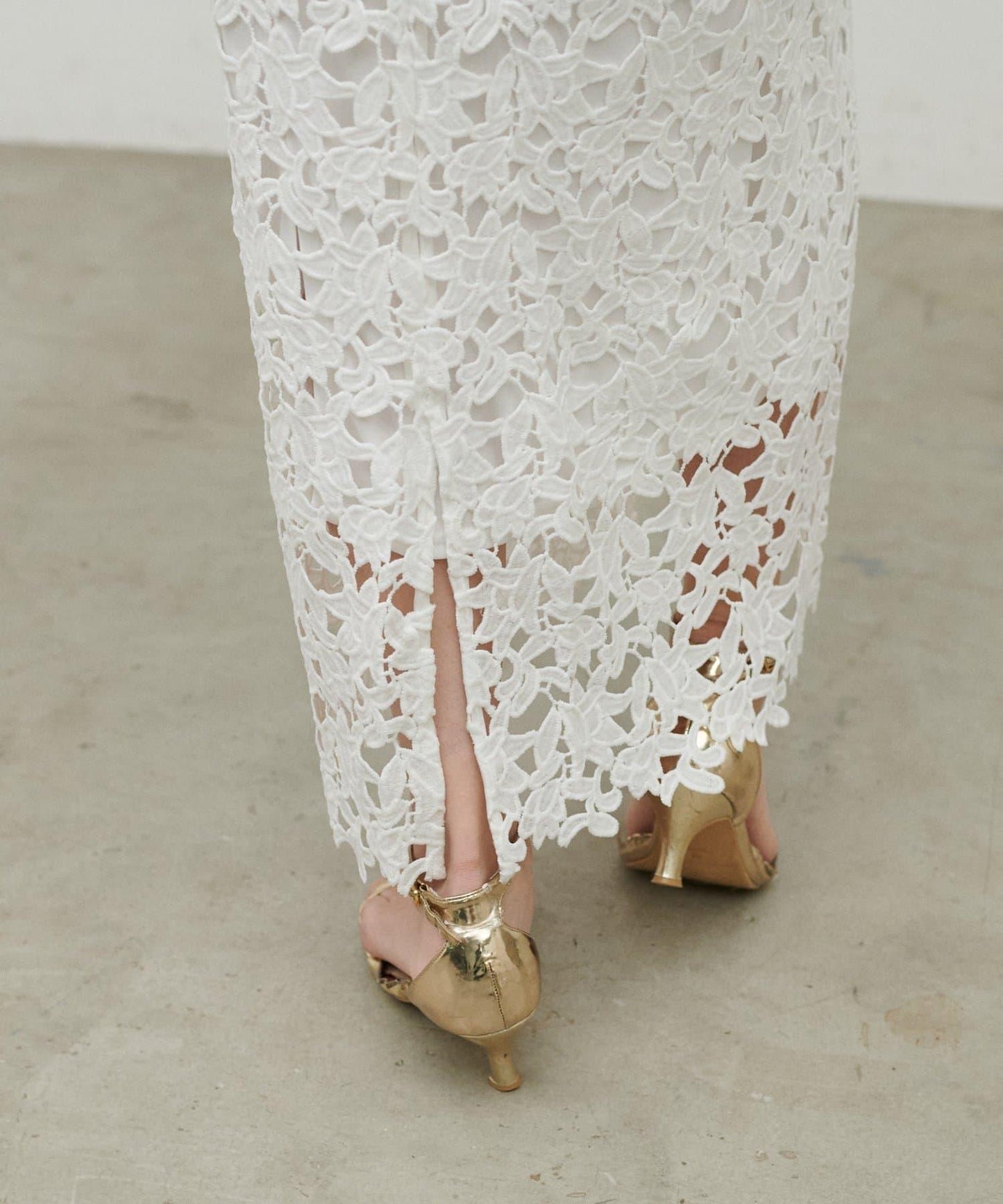 刺繡蕾絲 半身裙