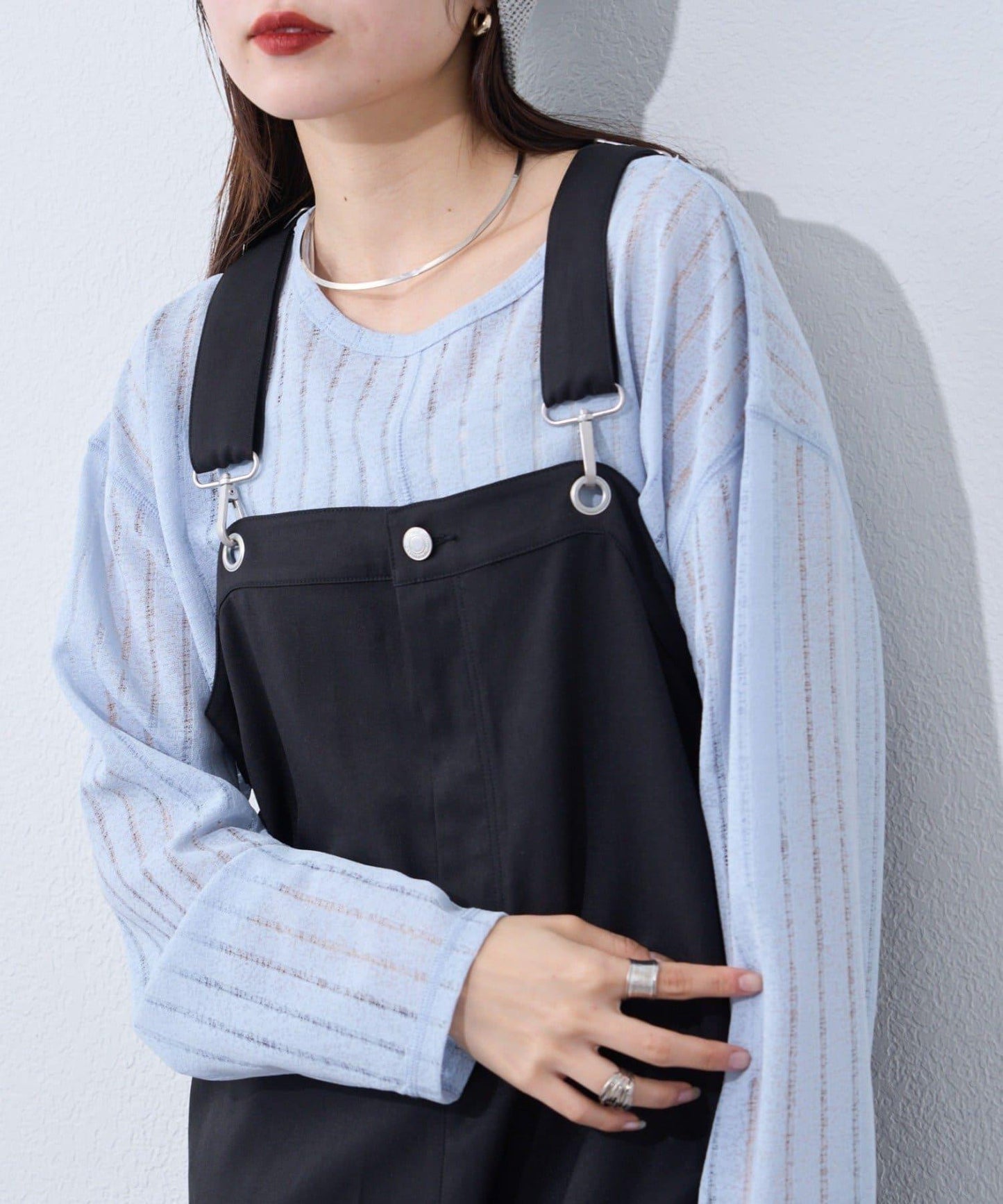 willow 西裝揹帶褲