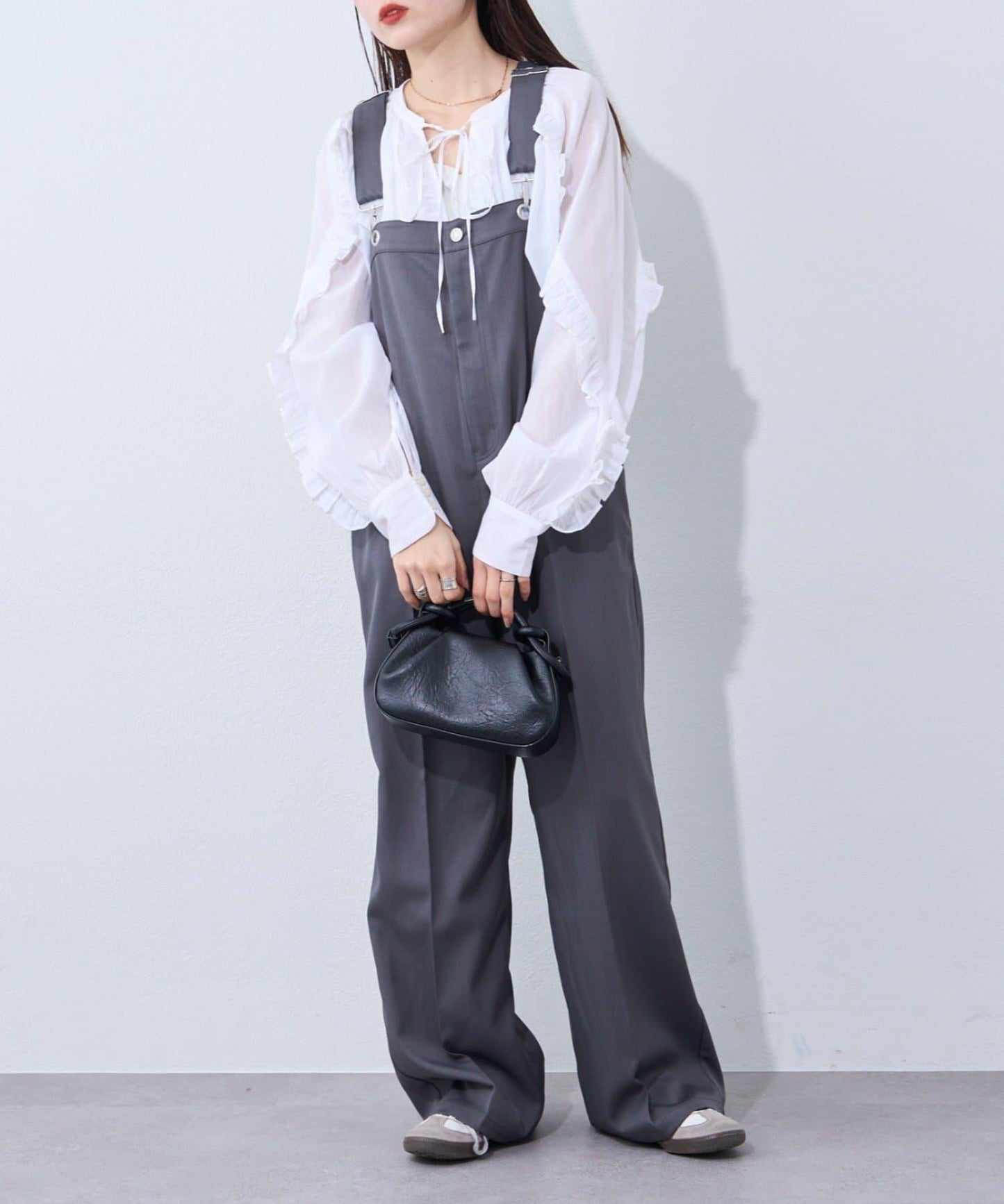 willow 西裝揹帶褲