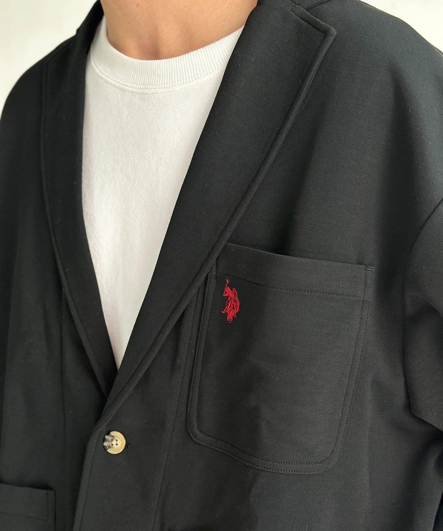 U.S. POLO ASSN. 可成套 西裝版型 Ponte羅馬布 西裝外套