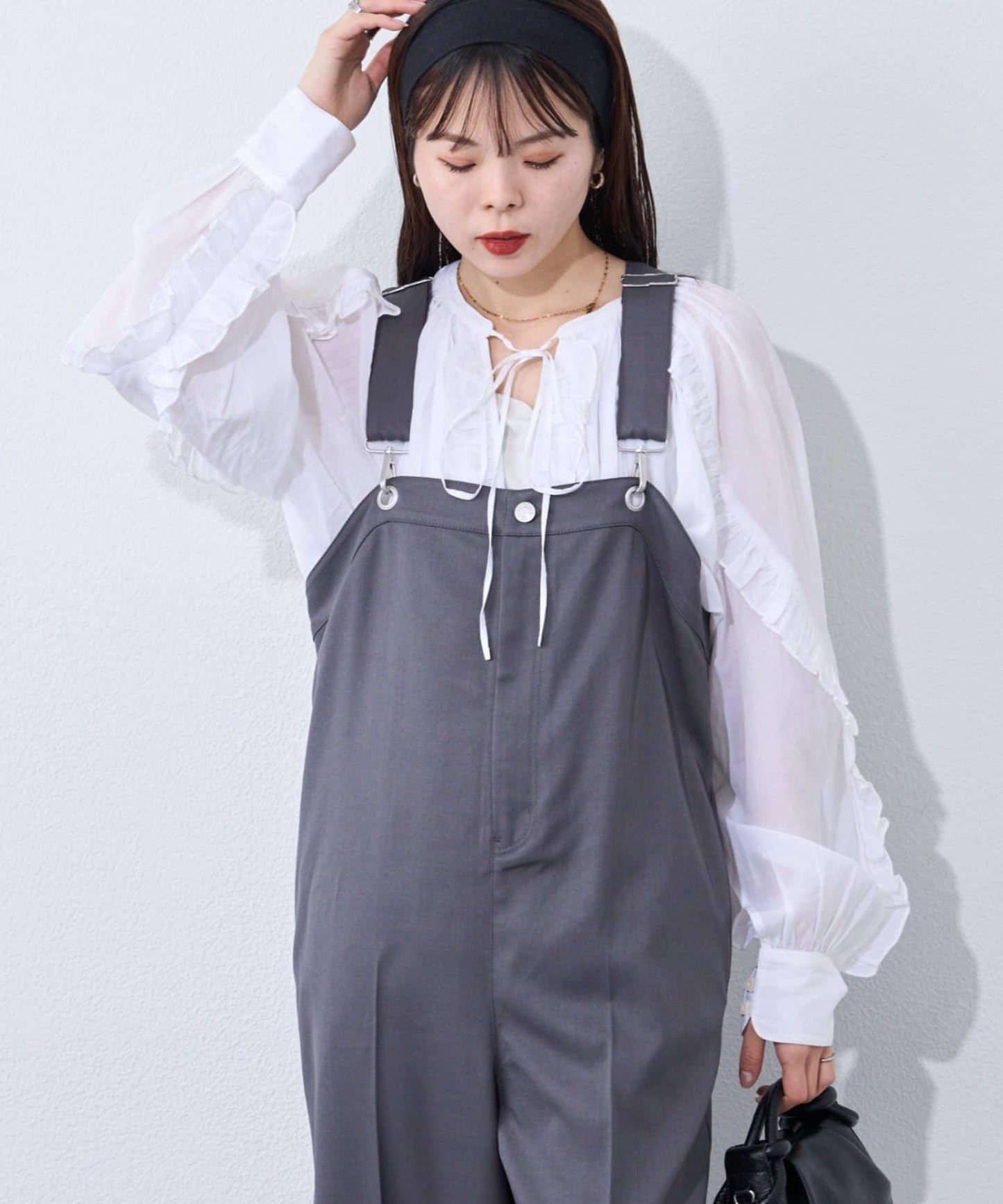 willow 西裝揹帶褲