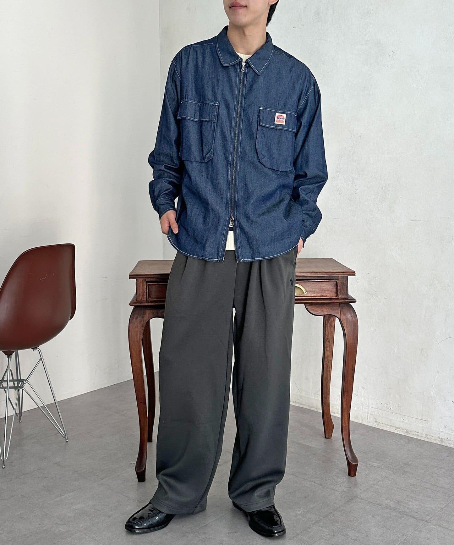U.S. POLO ASSN. 可成套 羅馬布鬆緊休閒褲