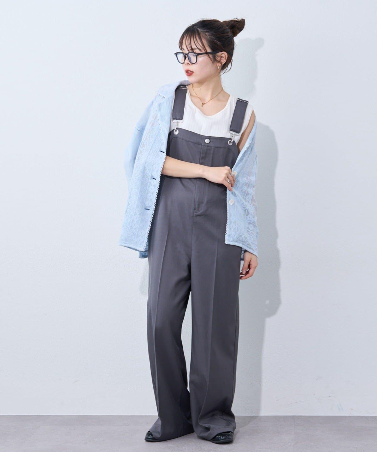 willow 西裝揹帶褲